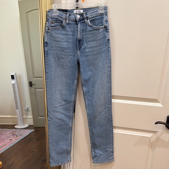 RE/DONE Blue Denim Jeans - Picture 1 of 5